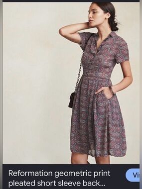 knee length dresses for ladies Topanga Printed Midi Dress main image 0